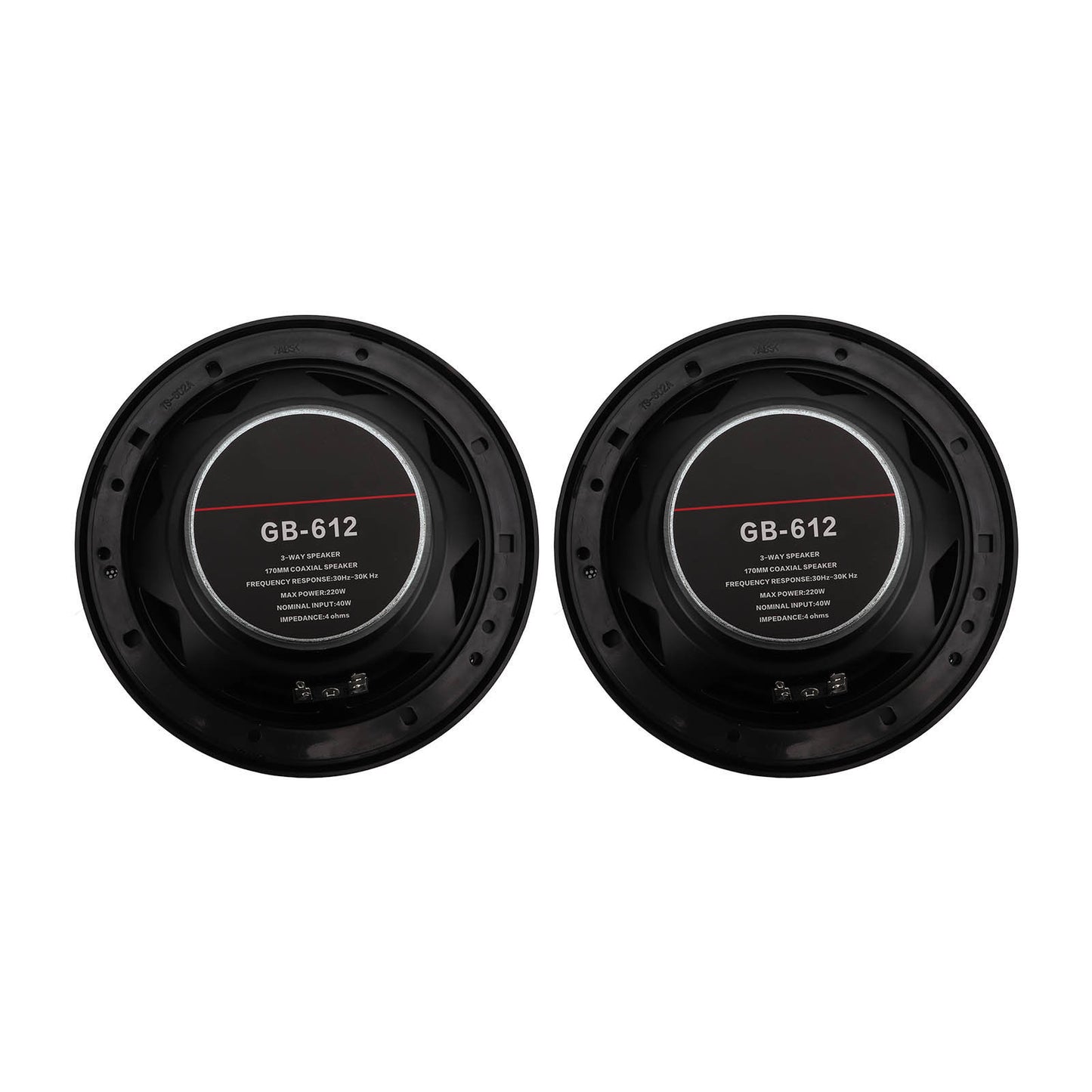 Pair 6.5in/16.5cm Car Audio Speaker Dome Tweeter 91dB 30‑30KHZ Quality Sound Universal