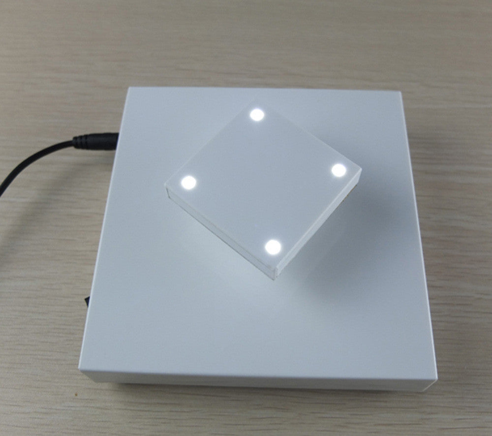 Ornaments Advertising Display Stand With Wireless Conduction LED Lights