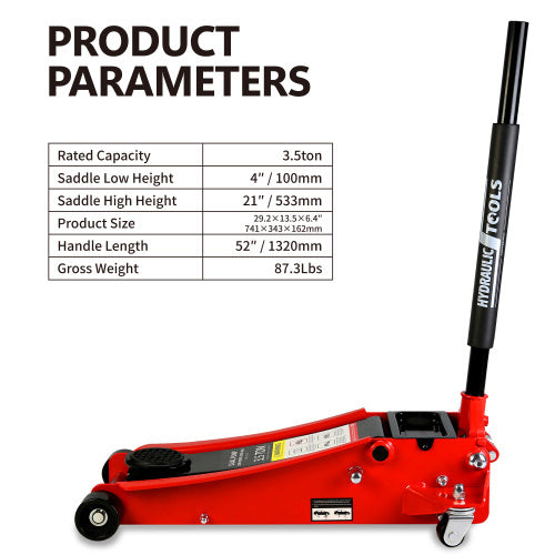 Floor Jacks, 3.5 Ton Low Profile Floor Jacks Unavailable Platforms- Welfel , Temu