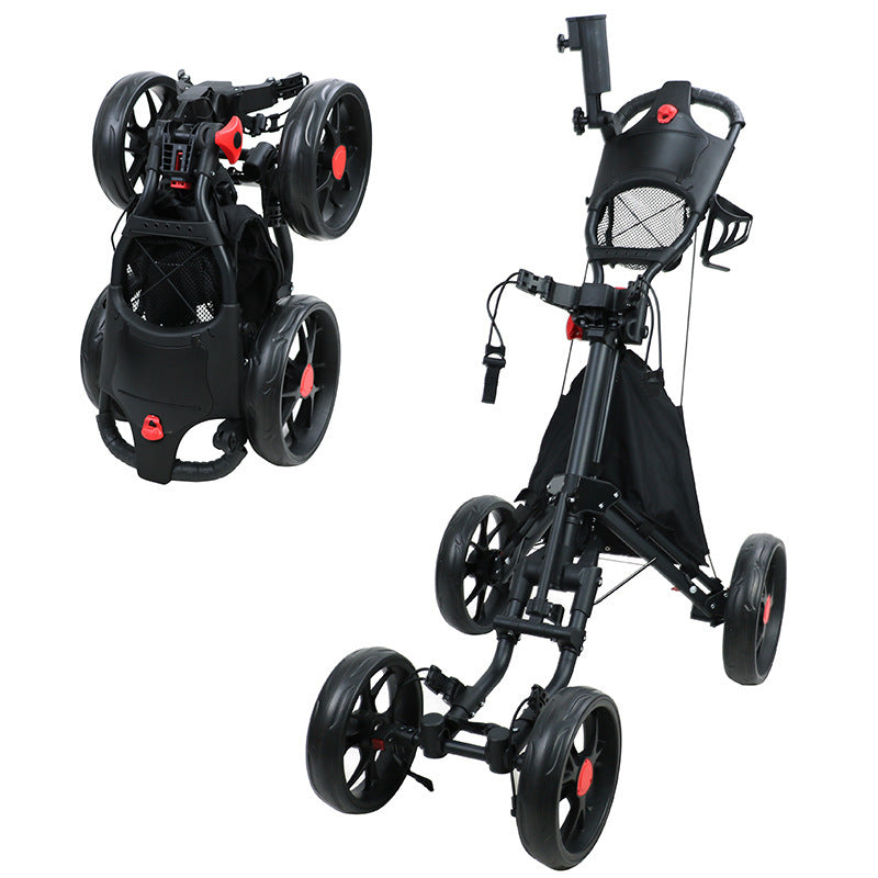 Golf Bag Trolley Aluminum Alloy Foldable