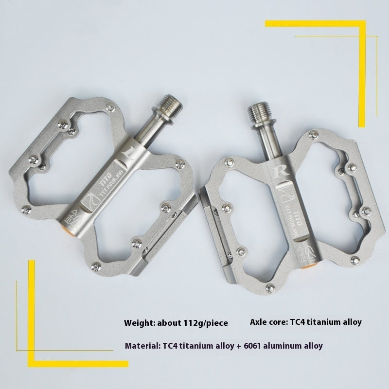 Titanium Alloy Pedal Road Mountain Bike