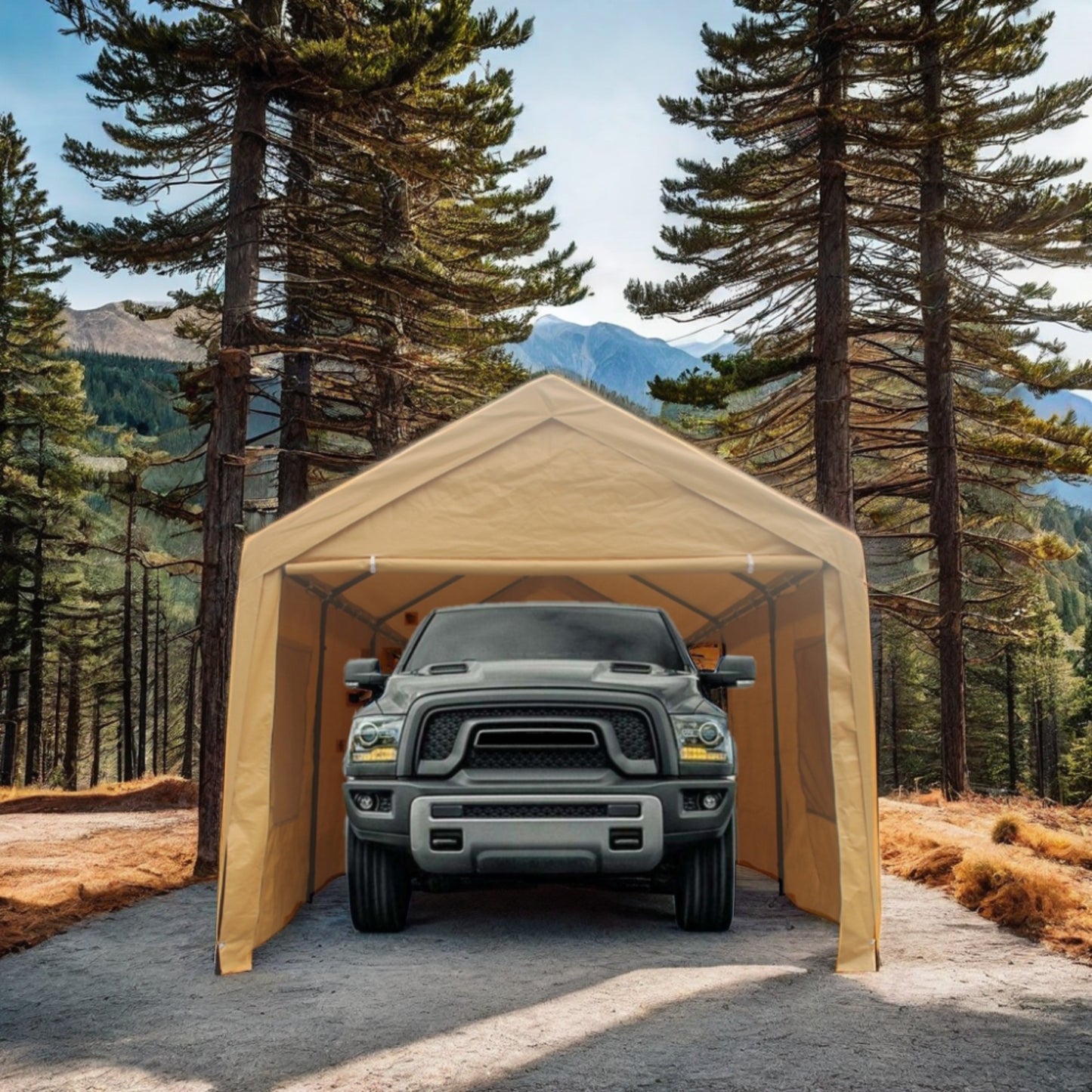 12x20ft Heavy Duty Outdoor Portable Garage Ventilated Canopy Carports
