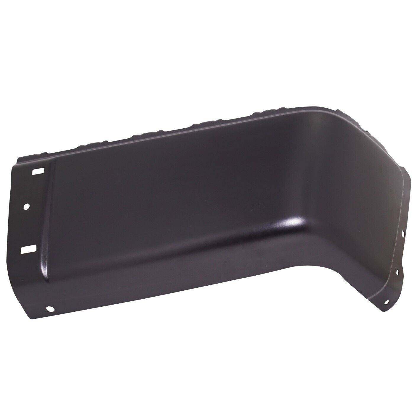 Bumper End Cap For 07-13 Chevrolet Silverado 1500 Rear Right Painted Black Steel