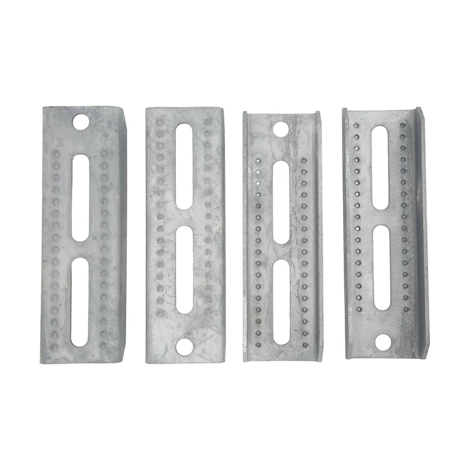 Galvanized Swivel Bunk Bracket Kit Adjustable Sturdy Construction for 3x3 Boat Trailer Cross Member