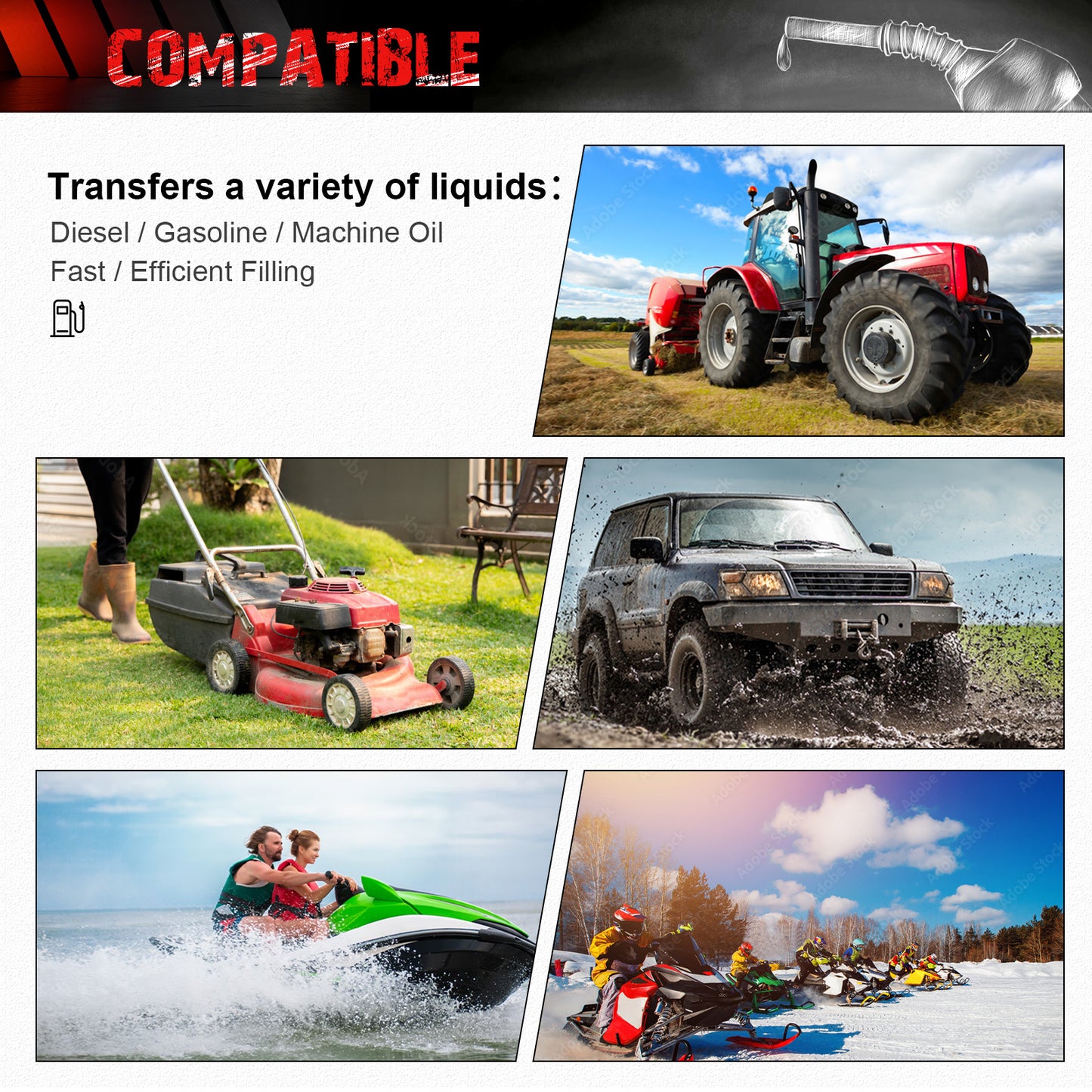 High-density Polyethylene Gasoline Drums