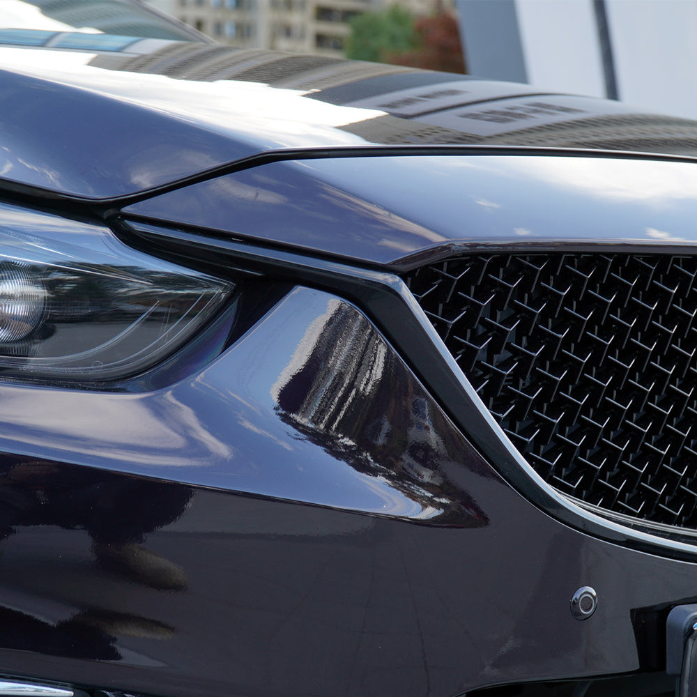 Honeycomb Middle Net Refitted Bright Black Piano Paint Front Grille