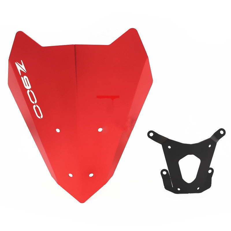 Modified front wind deflector with small hood