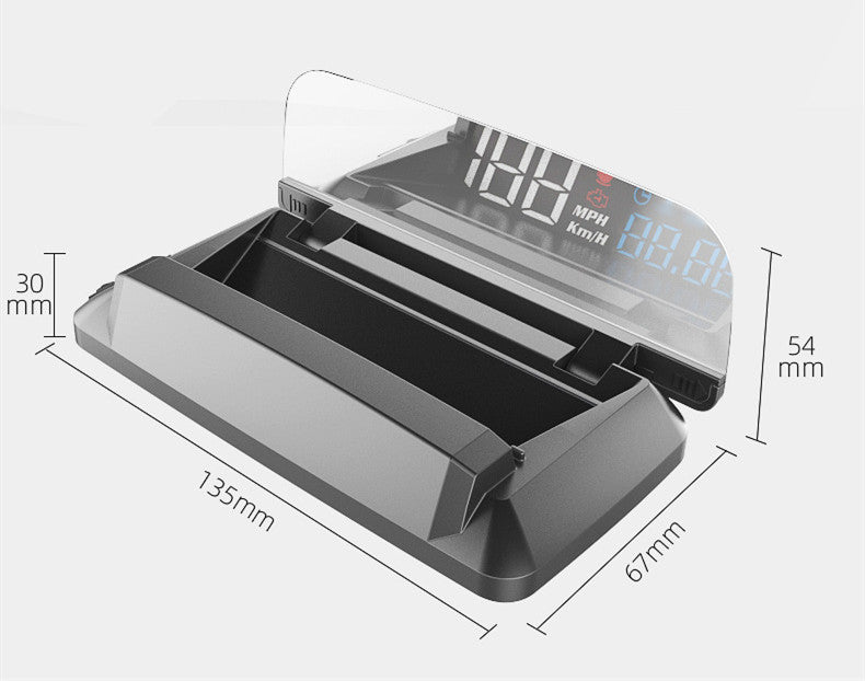 High Definition Suspension HUD Optical Projection Of Vehicle General Speed