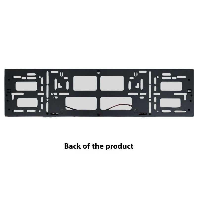 Functional European Standard License Plate Frame Iron Plastic License Frame