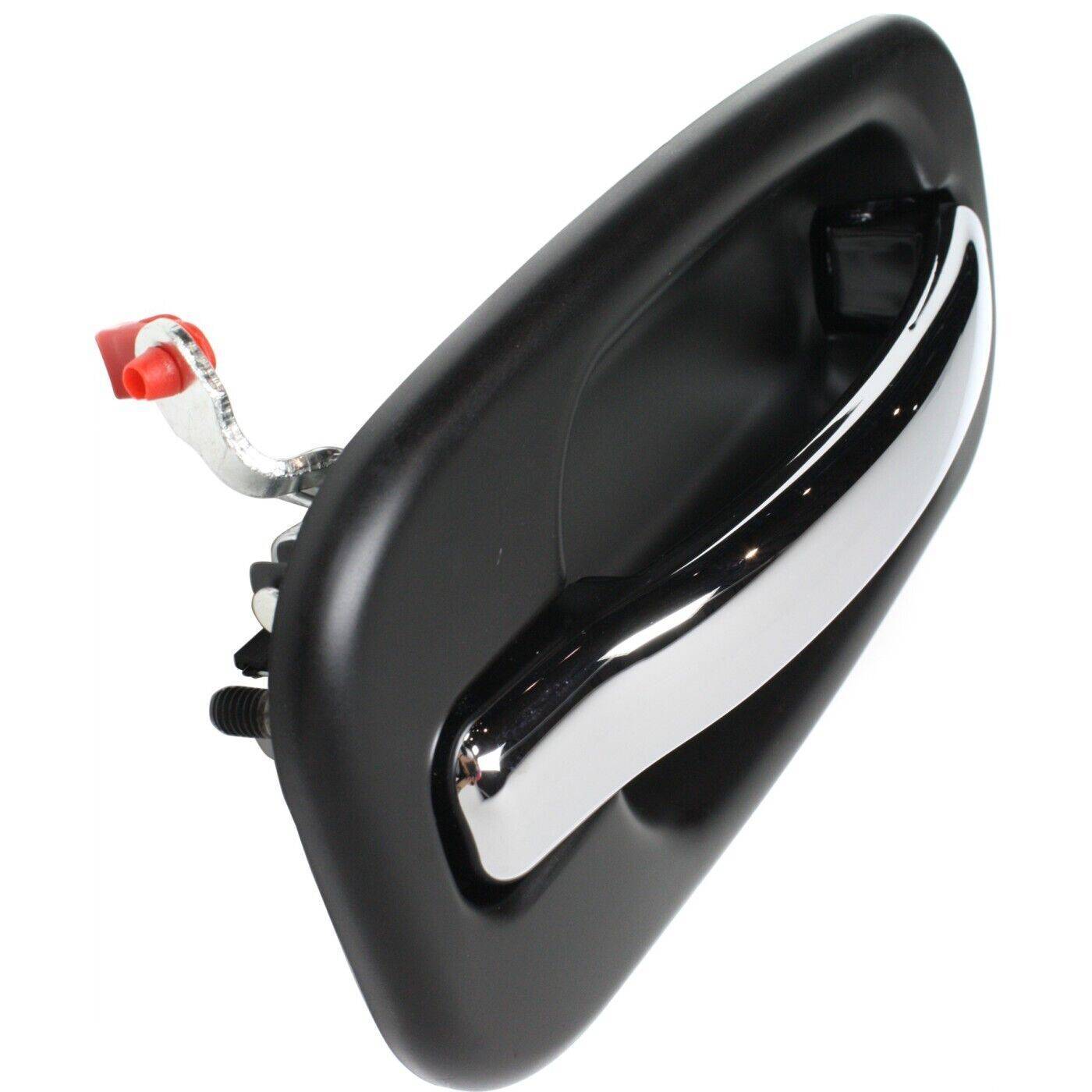 Outside Door Handle Black Chrome Front Passenger Side For 99-07 Chevy GMC Truck