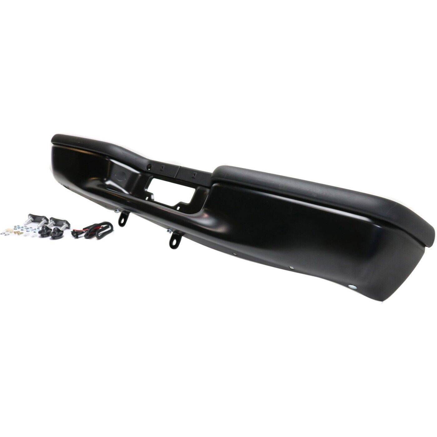 Rear Step Bumper For 97-03 Ford F-150 04 F-150 Heritage Flareside Face Bar Pad