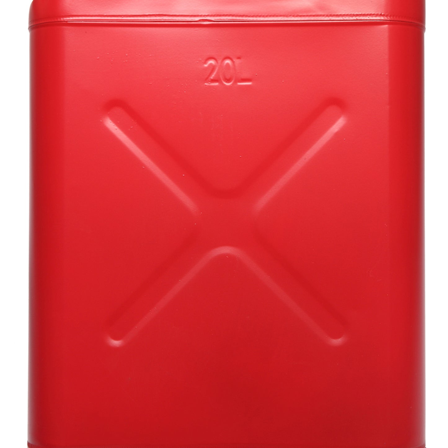 20L 0.6mm Oil Drum Red With Plastic Oil Pouring Pipe
