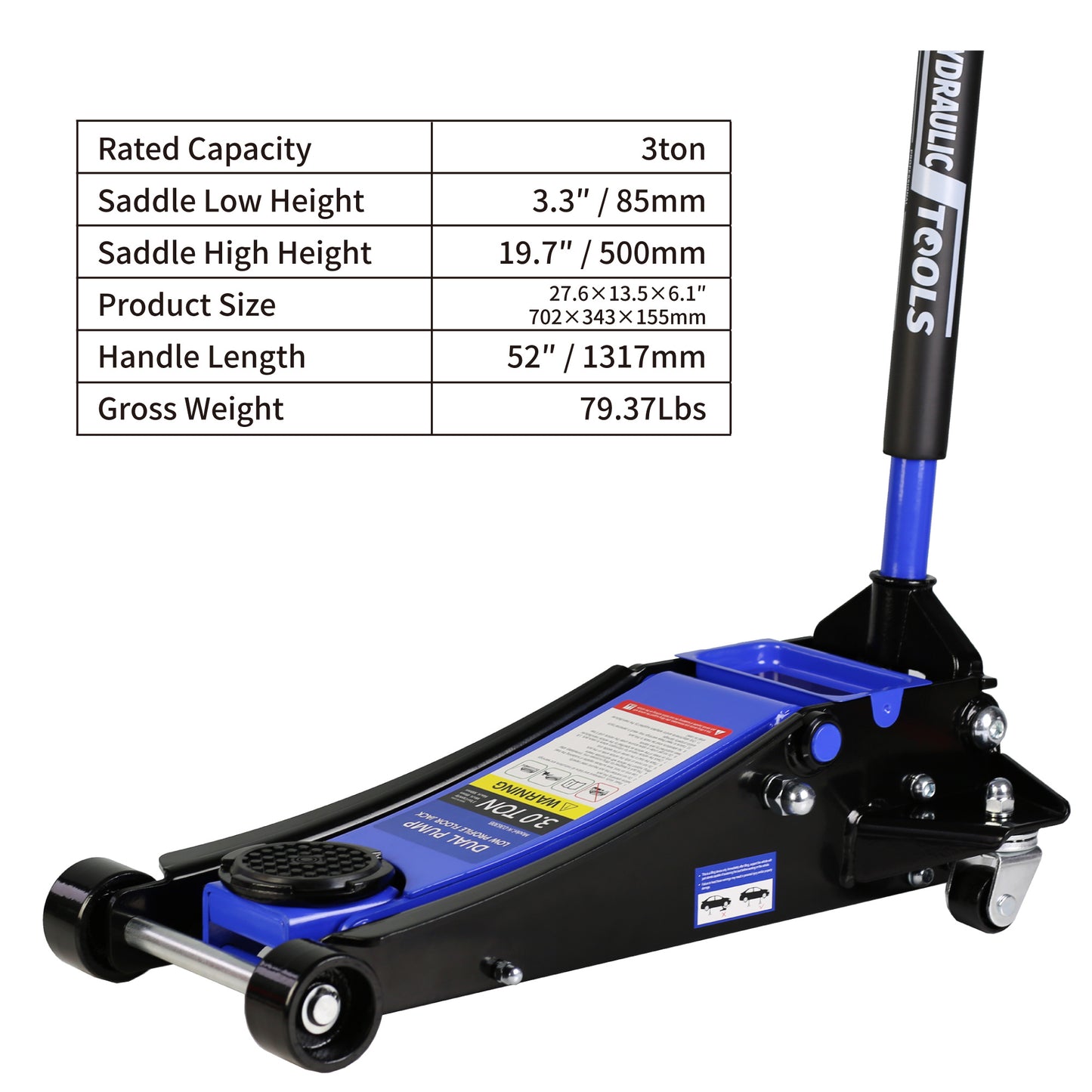 3 Ton Car Jack Hydraulic Automatic Lift For Home Garage, Truck Jack Hydraulic Lift Range 3.3 Ft - 19.7 Ft Unavailable Platform - Weifil - Temu