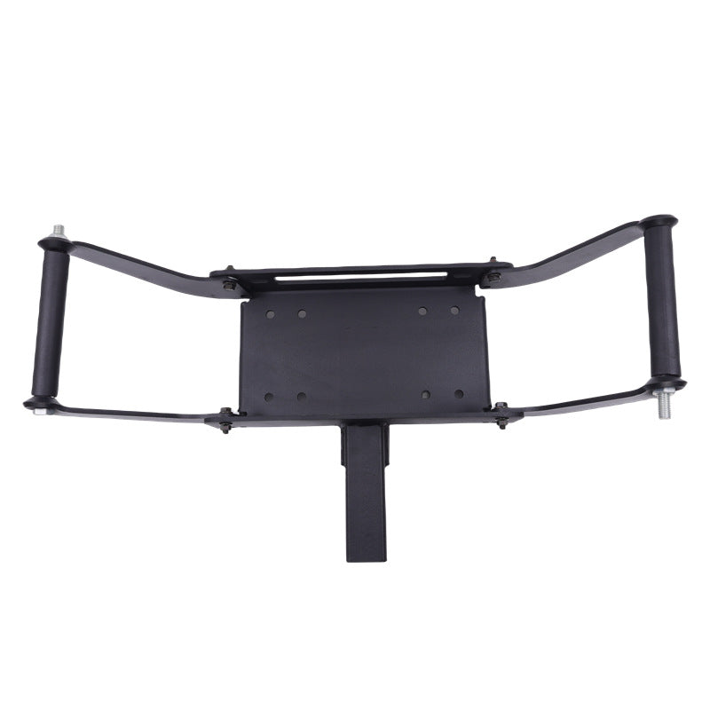External Vehicle-mounted Square Mouth Portable Quick Plug Self-rescue Winch Bracket