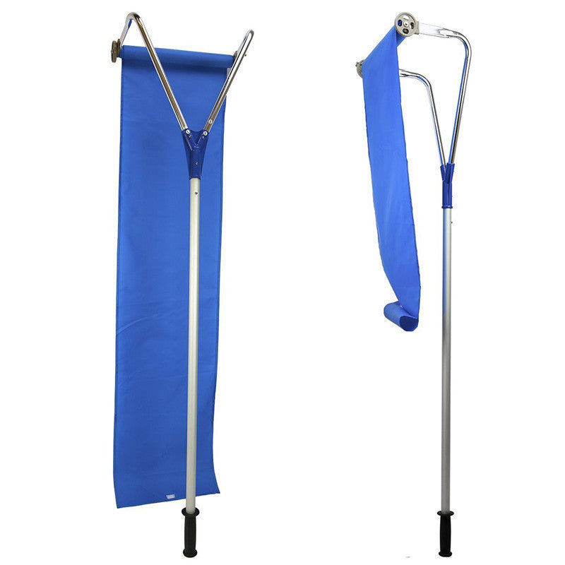 Roof Snow Removal Rake Retractable Long Handle Aluminum Snow Shovel