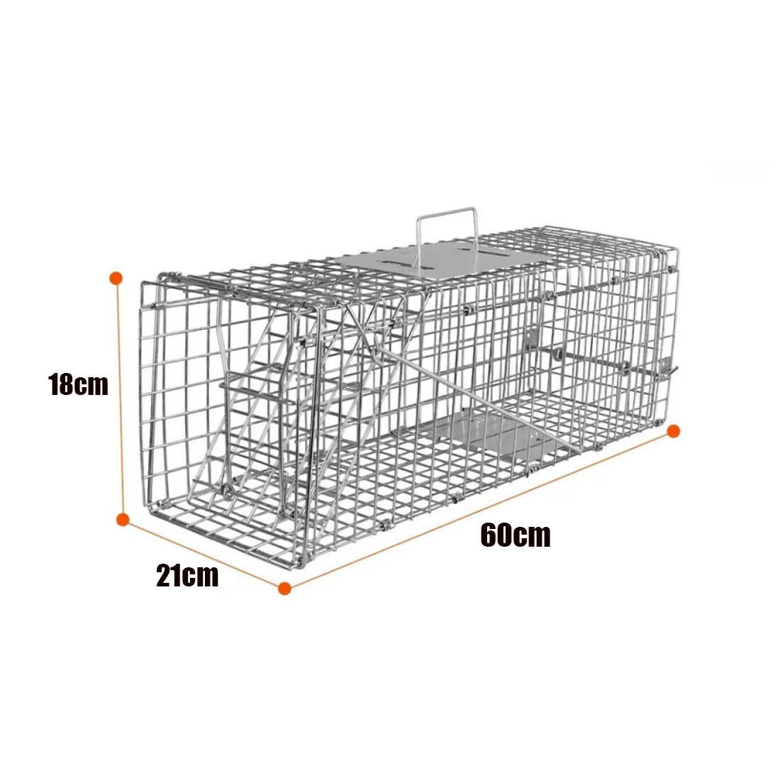 Live Animal Cage Trap Heavy Duty Folding Raccoon Traps Cat Trap Catch Release UK