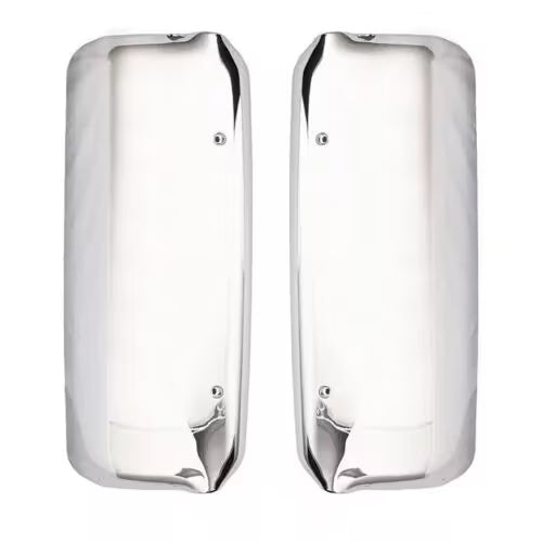 LEAVAN 2PCS Chrome Plated Rearview Mirror Cover Suitable For 2005-2017 Freightliner Century&Columbia - Driver's And Passenger's Sides