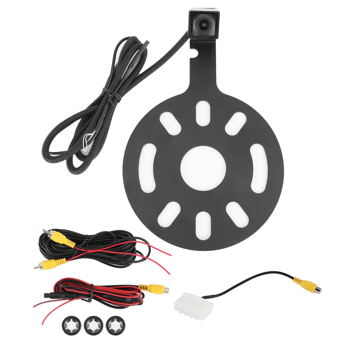 Car Backup Rear View Camera Spare Tire Mount 160° Wide View IP68 Waterproof Fit for Jeep Wrangler 07-18