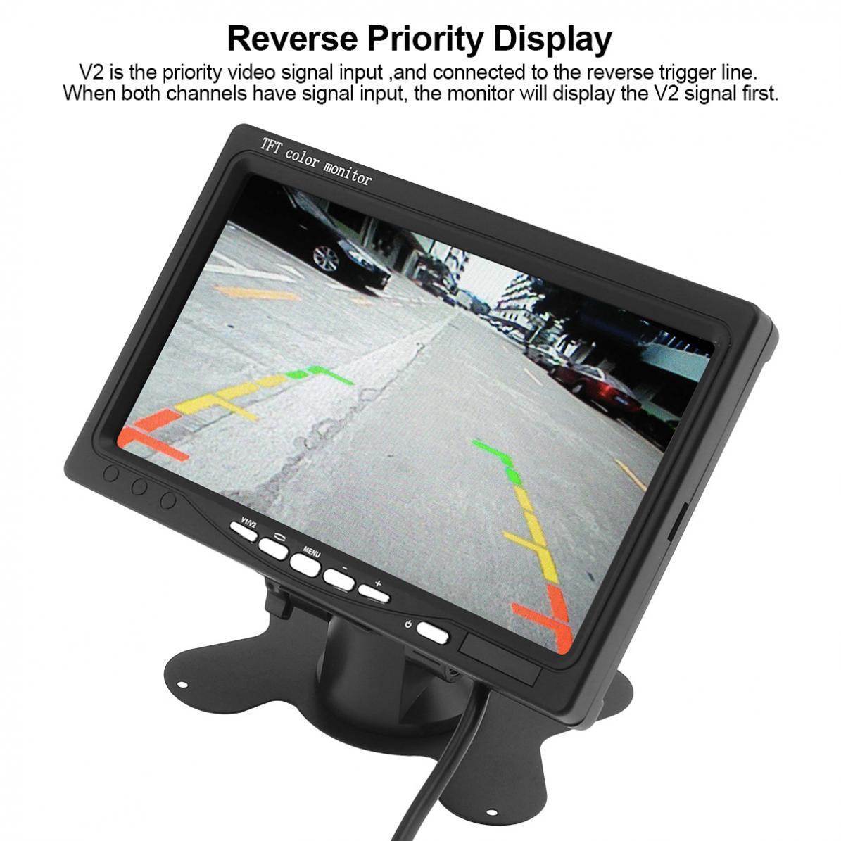 7 Inch Car Rear HD Night Vision Display