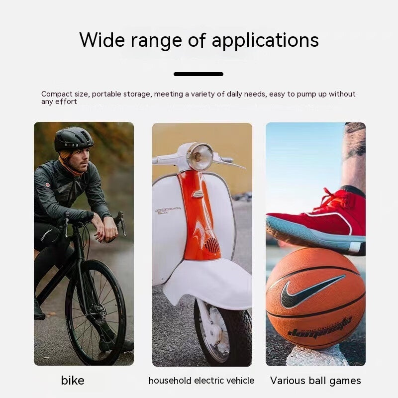 Mini Electric Portable Highway Mountain Bicycle Riding Charging Cylinder