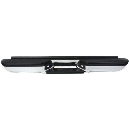 Step Bumper Assembly For 1988-1998 Chevrolet C1500 K1500 Fleetside Chrome Steel