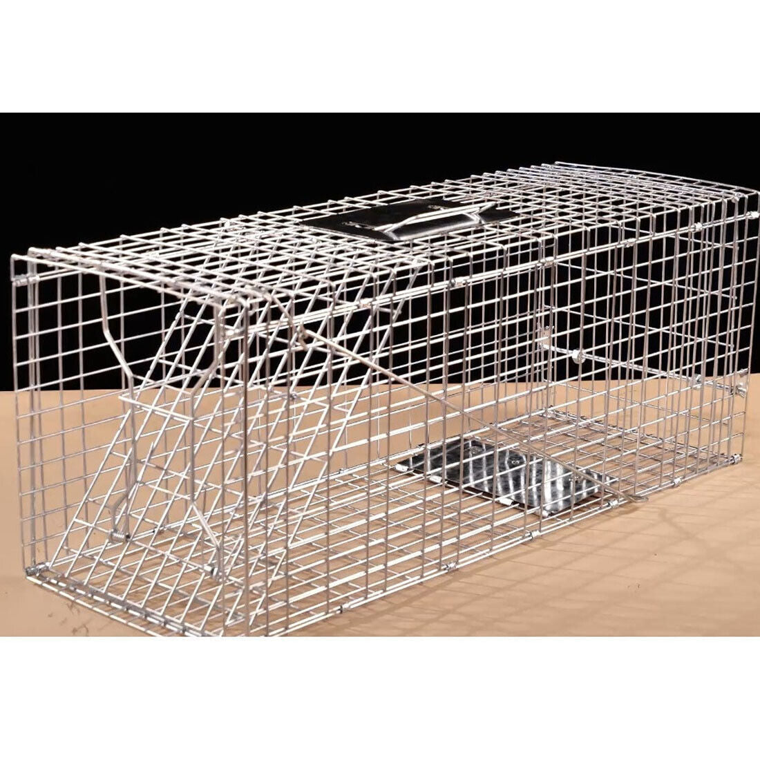 Live Animal Cage Trap Heavy Duty Folding Raccoon Traps Cat Trap Catch Release UK