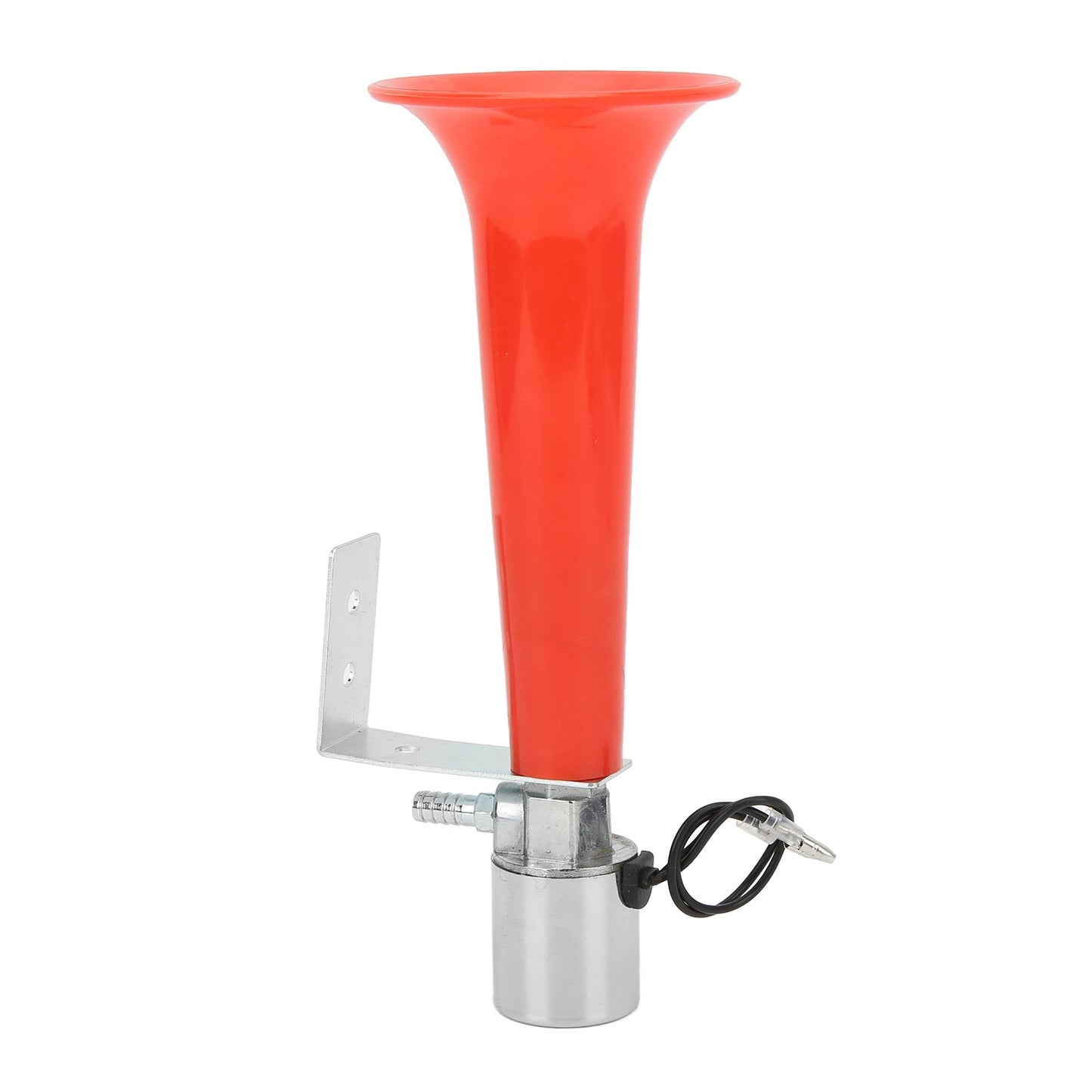180DB Red Air Horn Universal Purpose 12V/24V Caravan Pressure Whistle Horn for Cars Trucks SUVs Motorcycles