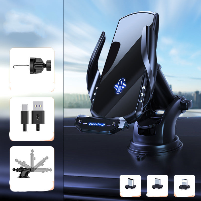 Car Wireless Charger, Mobile Phone Holder, Auto Sensor