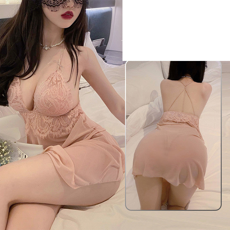 Women's Suspender Skirt Pajamas Underwear Set