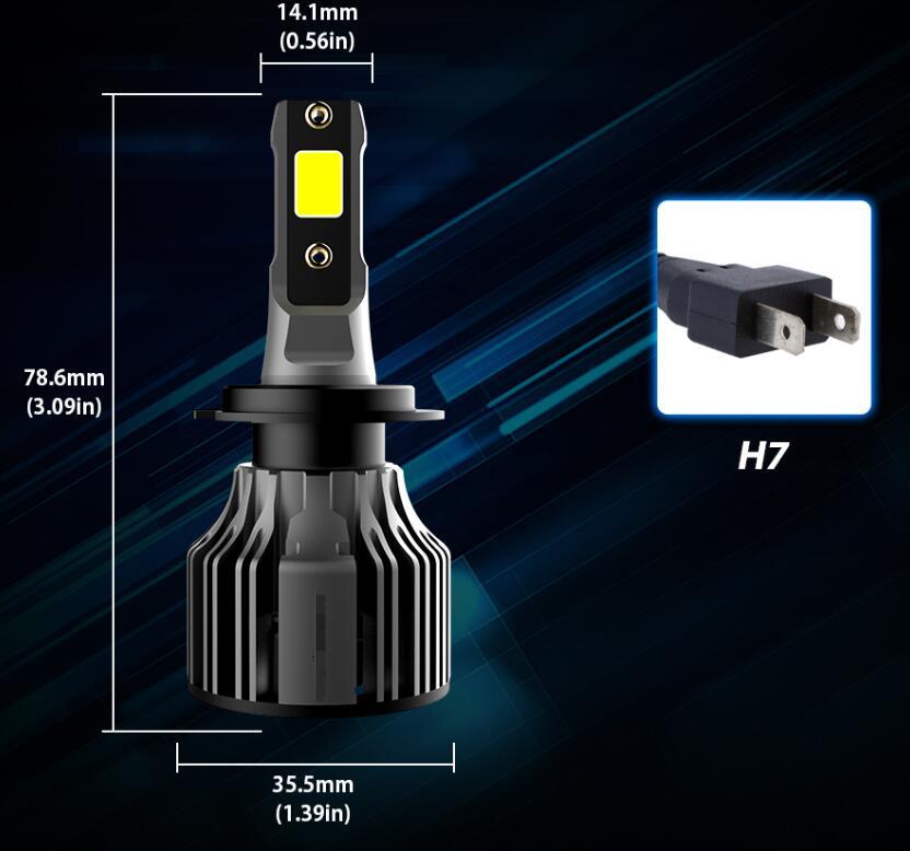 Car LED Headlight Bulbs 6000K Auto Headlamp Kit