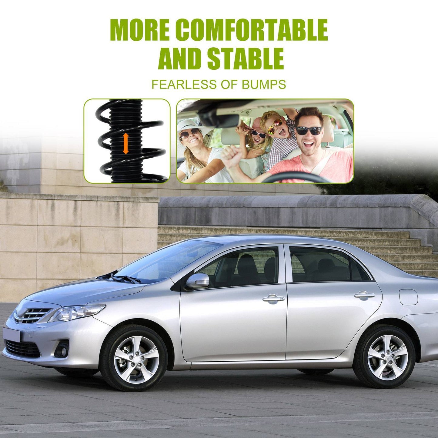 Front Spring Struts Assembly For 1998 - 2002 Honda Accord 1999 - 2003 Acura TL