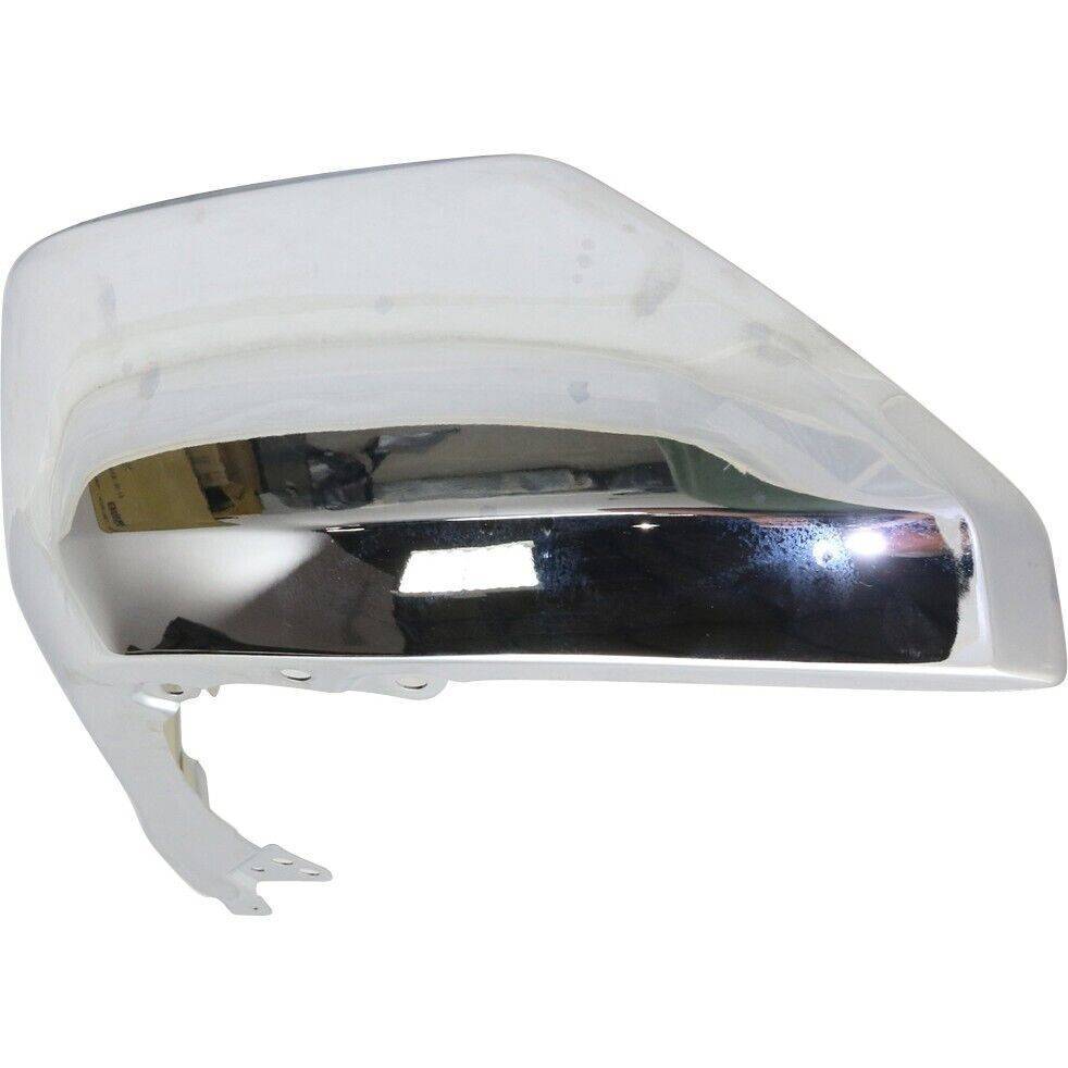 Bumper End Cap For 2014-2018 Tundra Rear Extension Chrome Steel Type