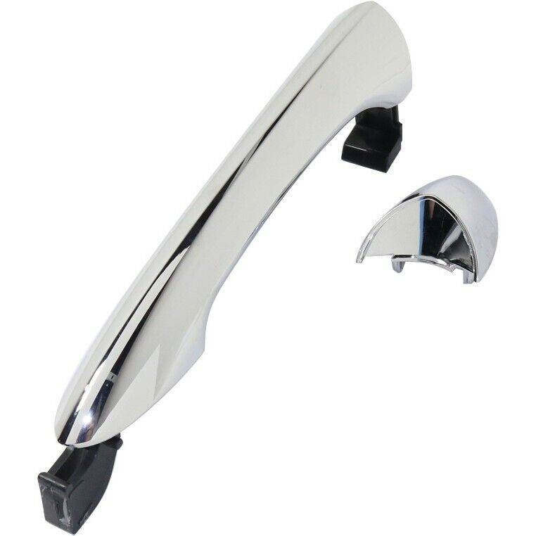 Exterior Door Handle For 2011-2015 Hyundai Sonata Rear LH Or RH Chrome Plastic