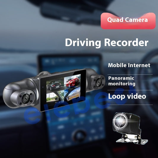 Driving Recorder HD Front And Rear Left And Right Recording Mobile Phone WIFI