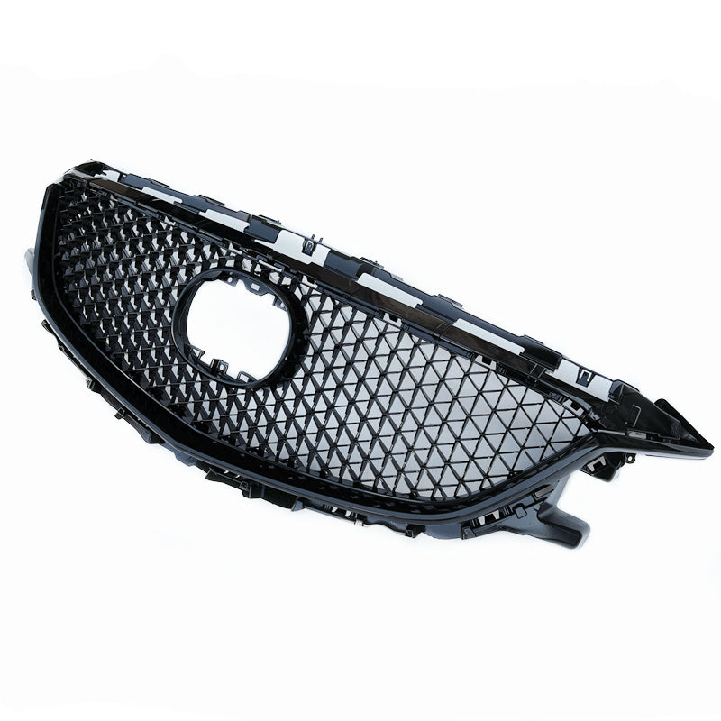 Honeycomb Middle Net Refitted Bright Black Piano Paint Front Grille