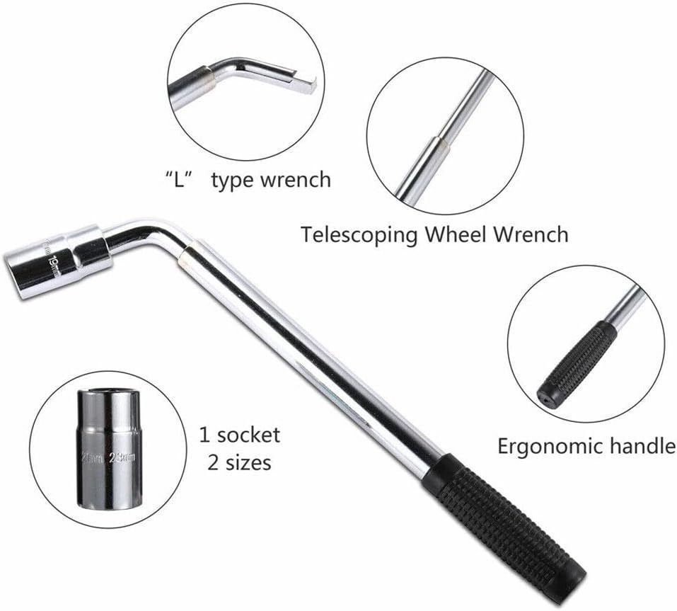 Scissor Jack For Car, 2 Ton Car Jack Kit - Tire Jack,Smart Mechanism With