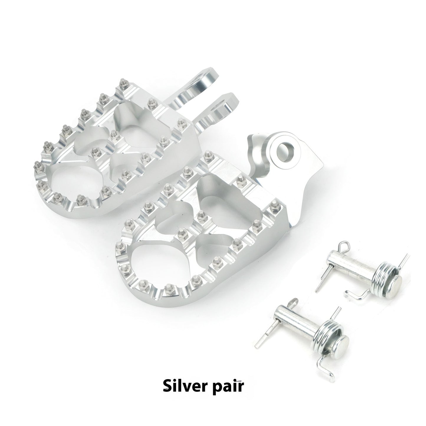 Folding Aluminum Alloy Pedal Modified Foldable Non-slip Spike Pedal Hunter Motorcycle Off-road Pedal
