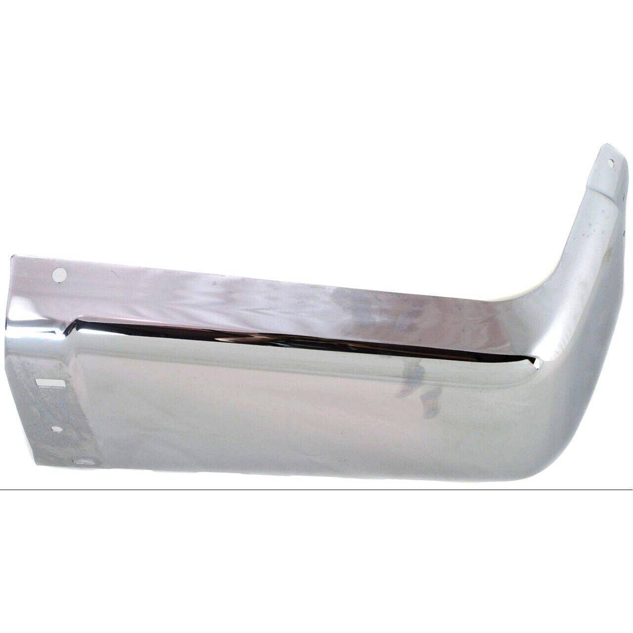 Bumper End Cap For 07-13 Chevy Silverado 1500 GMC Sierra 1500 Rear Left Chrome
