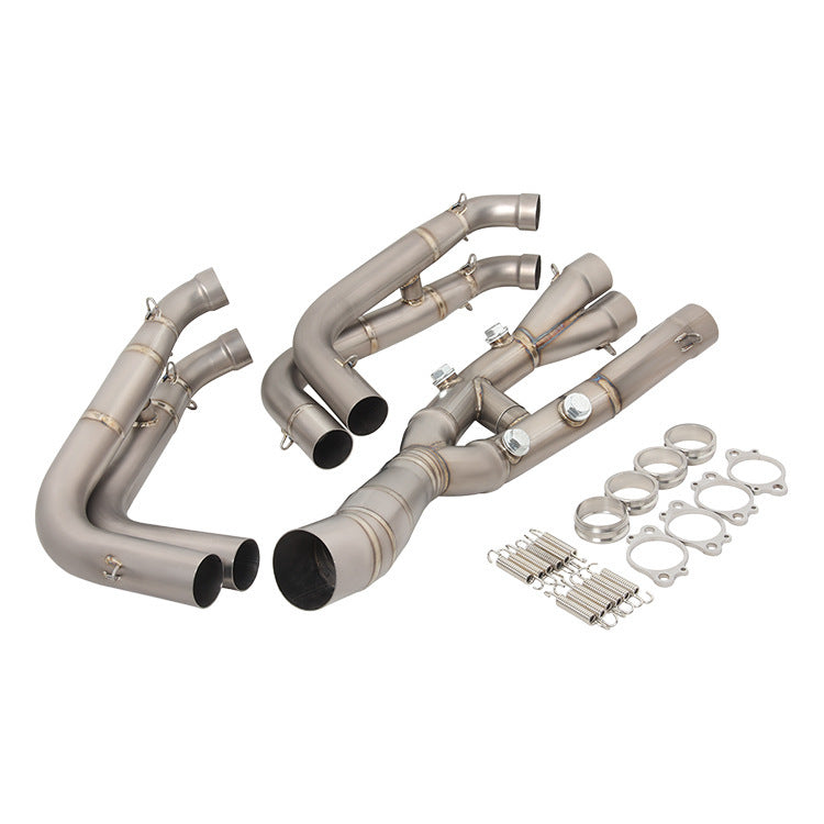 Torche adaptée au tuyau d'échappement modifié avant en alliage de titane S1000RR pour moto et voiture de sport S1000R