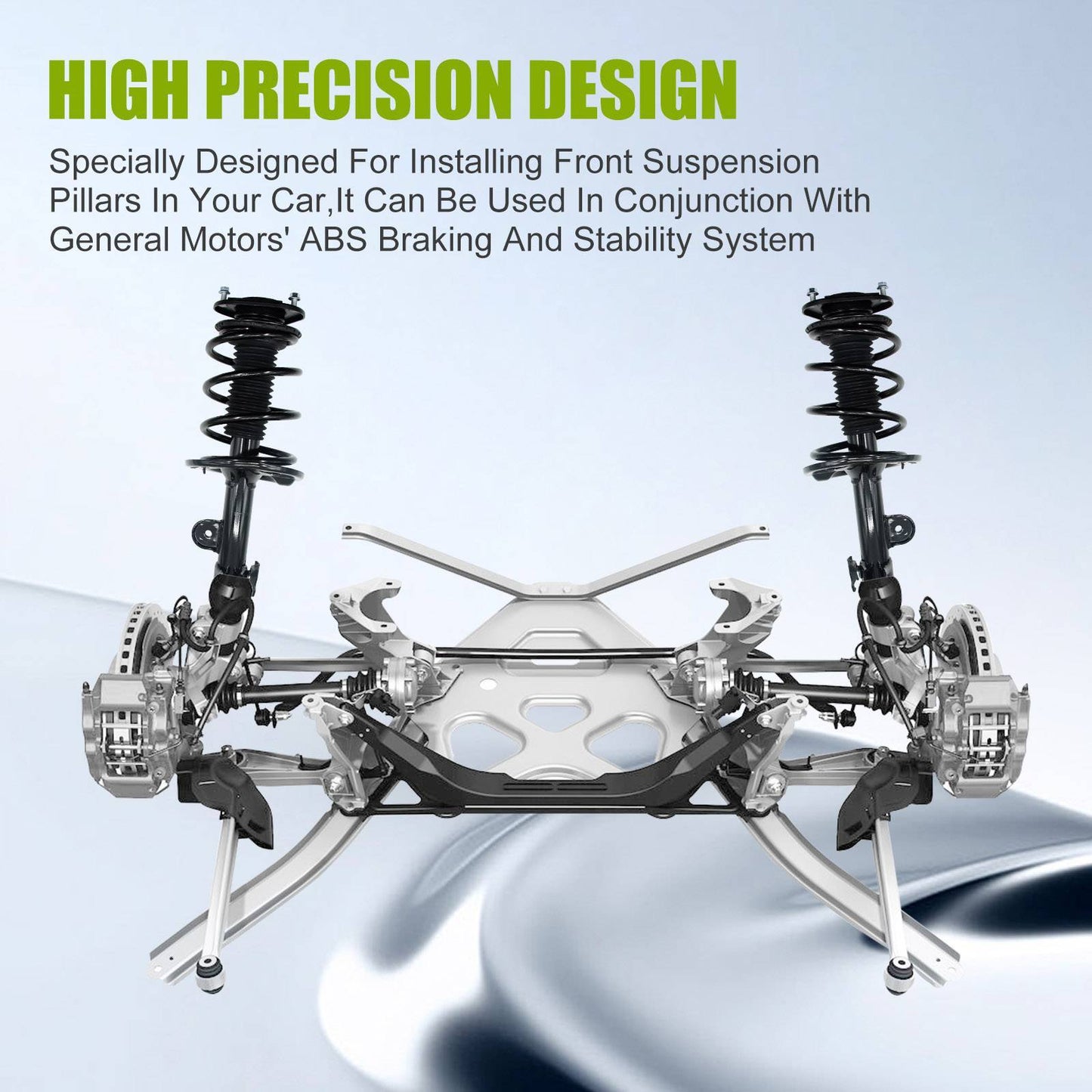 Full Of 2 For RAV4 2006-12 Front Complete Strut Shocks Springs Suspension