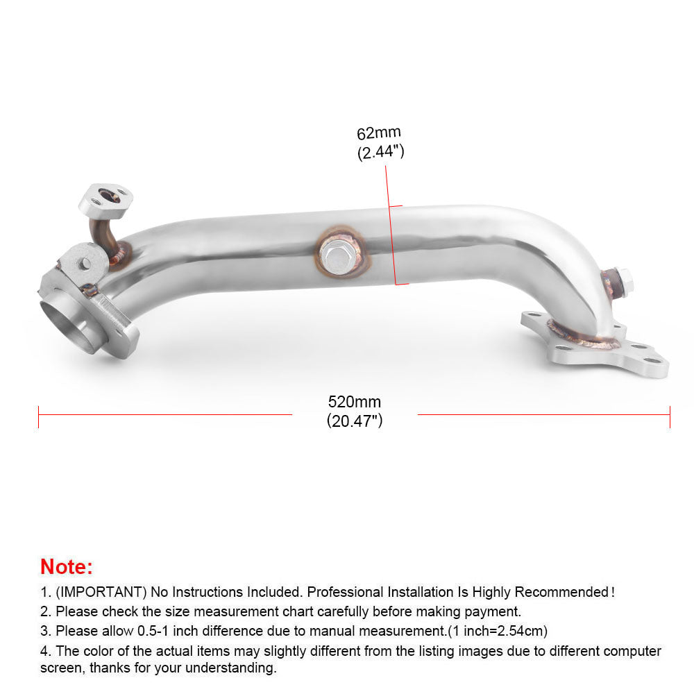 Car Modification Stainless Steel Front Exhaust Pipe