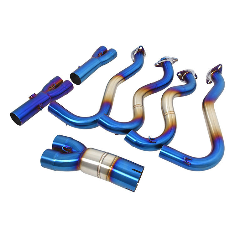 Motorcycle Sports Car Modified Exhaust Pipe Front Section