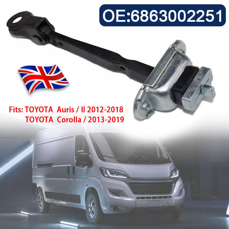 Rear Door Hinge Stop Check Strap Limitery Right Left Fits   Auris II 12-18