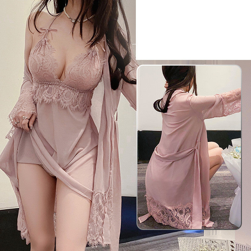 Women's Suspender Skirt Pajamas Underwear Set