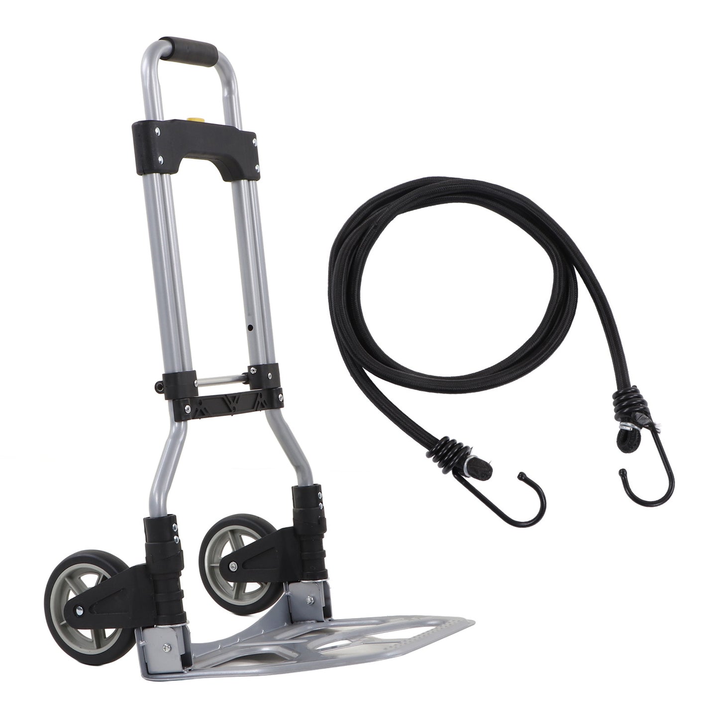 Dolly Cart Folding Hand Truck Dolly 70kg Bearing with 2 Wheels for Transportation