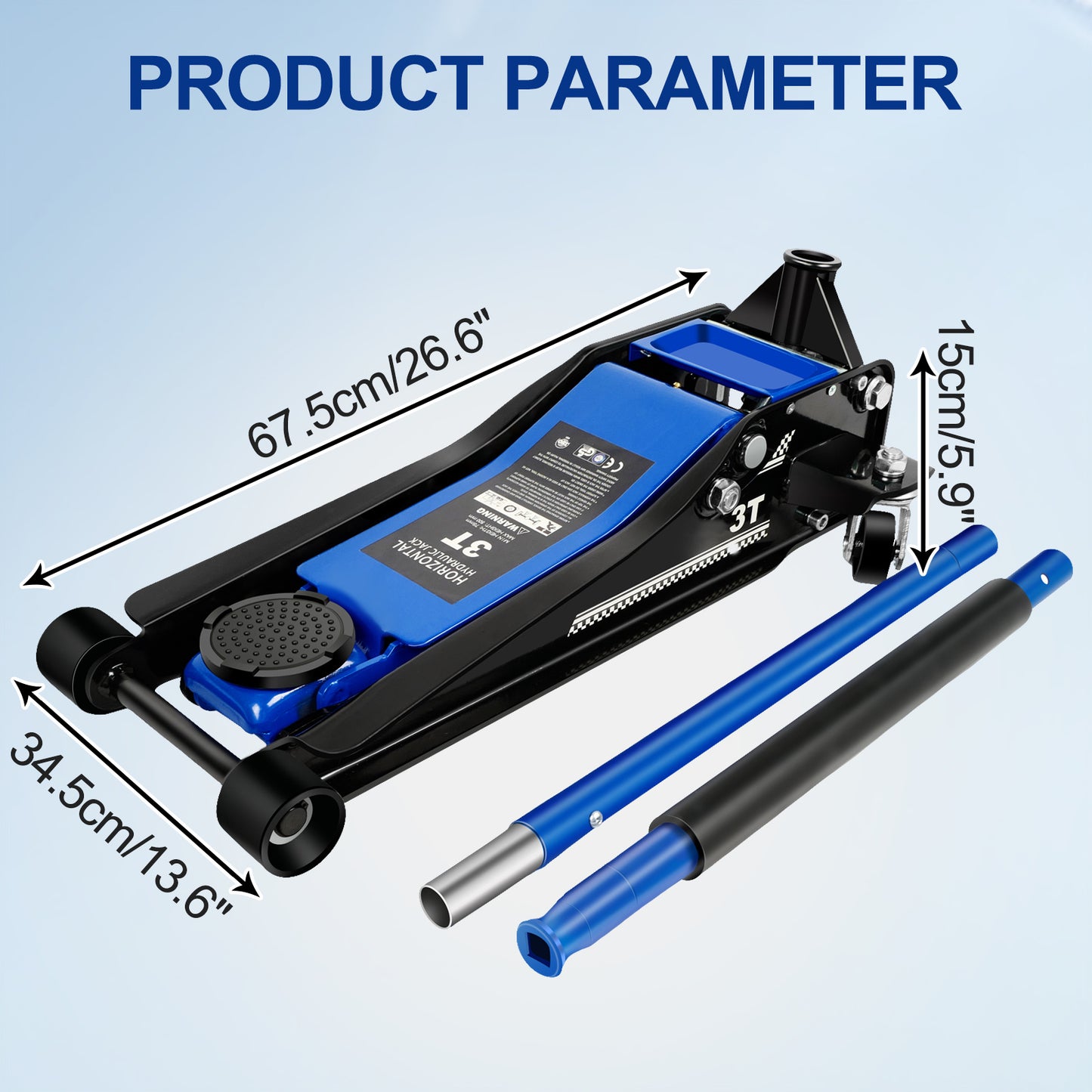 6600 Lb Low Profile Floor Jack