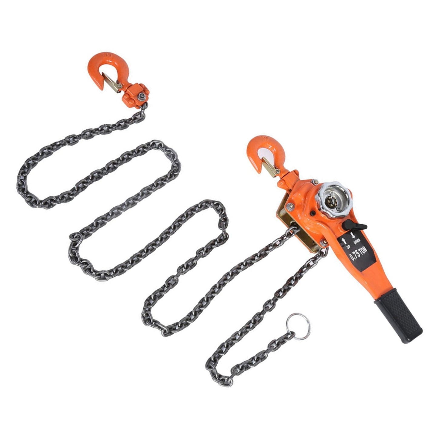 0.75t Orange Color Chain Block Hoist Ratchet Hoist Ratchet Lever Pulley Lifting 3meters