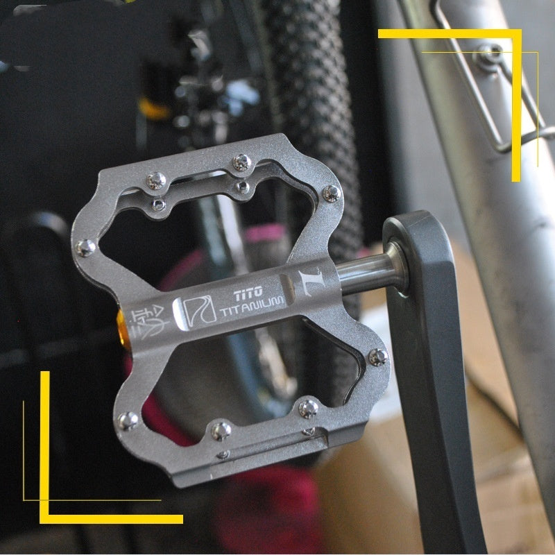 Titanium Alloy Pedal Road Mountain Bike