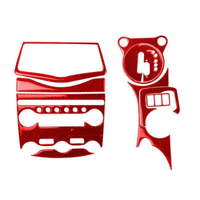 Pièces de modification de voiture à engrenage de commande central en fibre de carbone