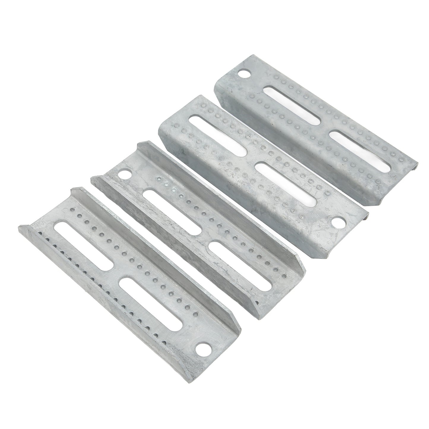 Galvanized Swivel Bunk Bracket Kit Adjustable Sturdy Construction for 3x3 Boat Trailer Cross Member